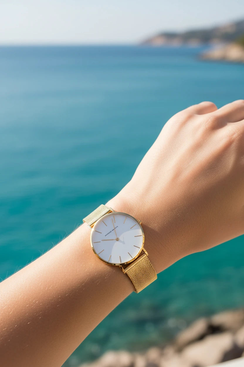 Montre Hannah Martin rose gold 36mm