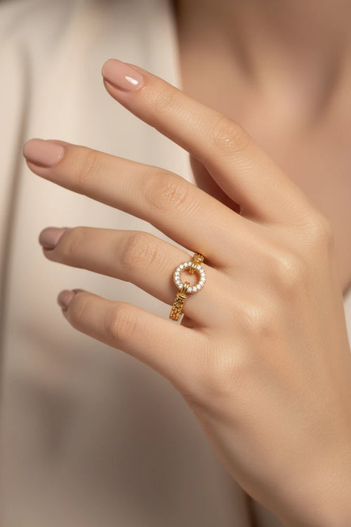 Bague acier inoxydable réglable