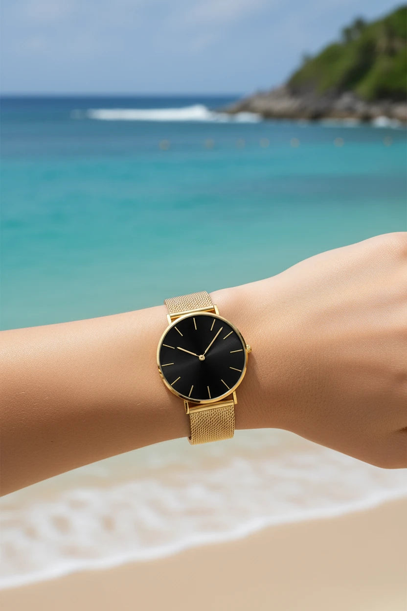 Montre Hannah Martin rose gold 36mm