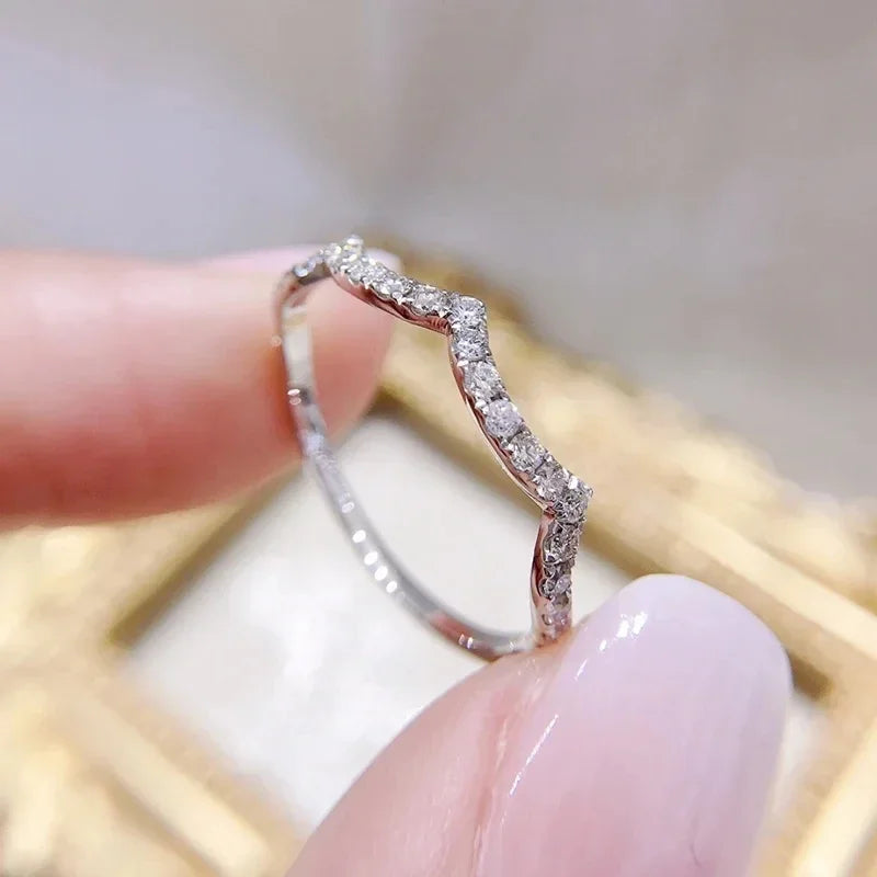 Bague strass élégante