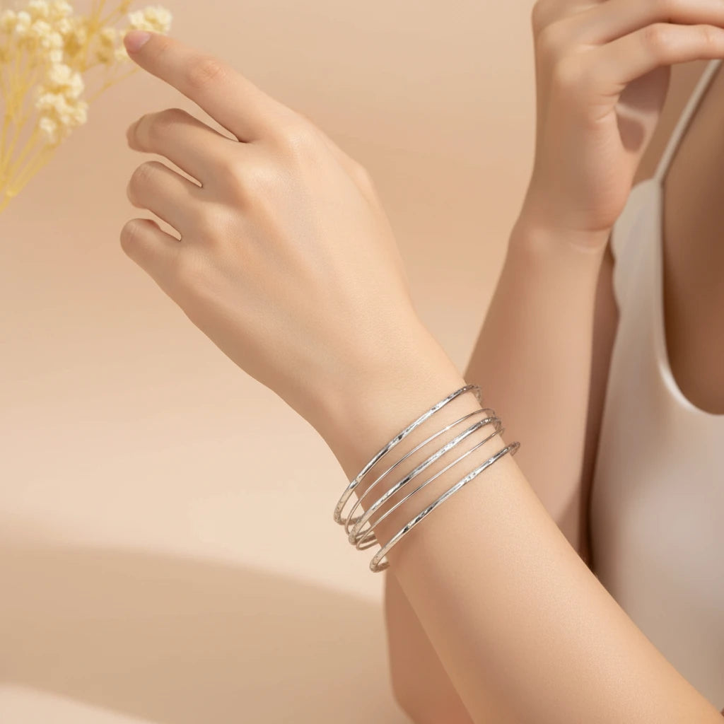 Bracelet doré ou argenté ajustable