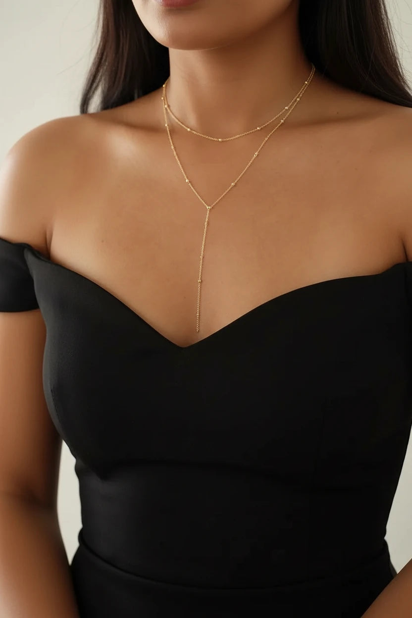 Collier long pendentif