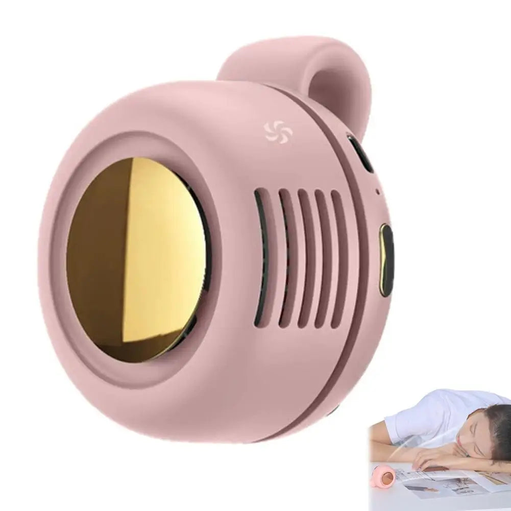 Ventilateur portable 100% silencieux 3 vitesses fonctionne avec une petite pile