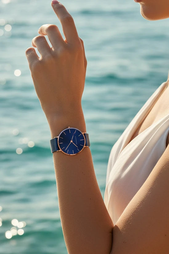 Montre Hannah Martin rose gold 36mm