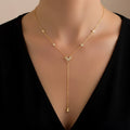 Collier pendant sautoir acier inoxydable
