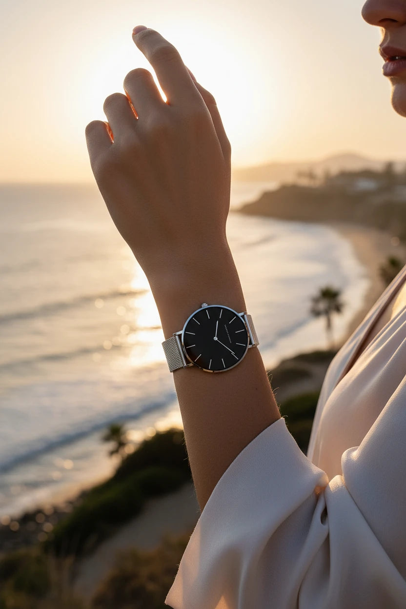 Montre Hannah Martin rose gold 36mm