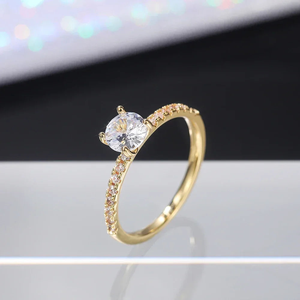 Bague strass élégante