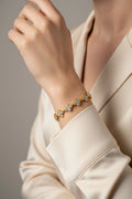 Bracelet en acier inoxydable brillant réglable