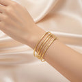 Bracelet doré ou argenté ajustable