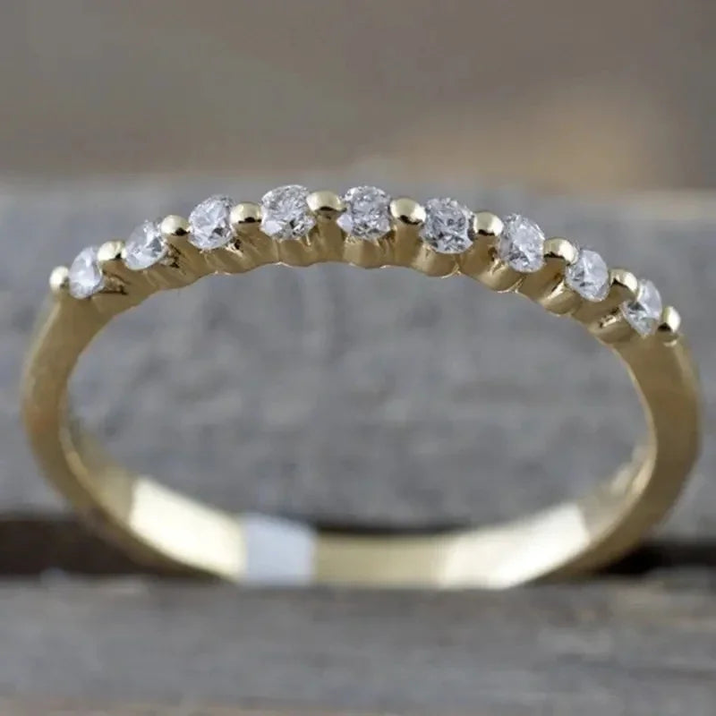 Bague strass élégante