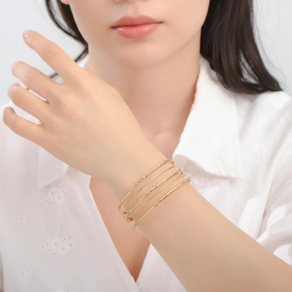 Bracelet doré ou argenté ajustable