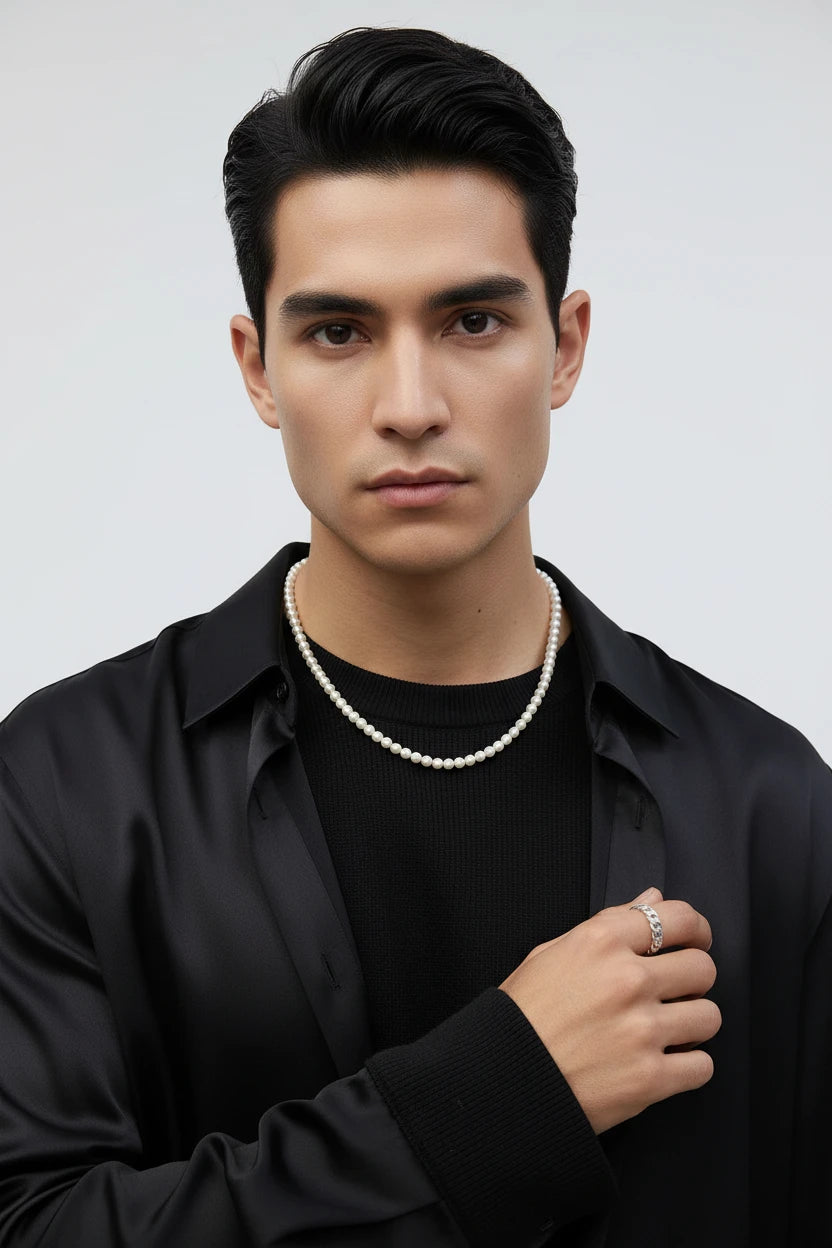 Collier en perle élégant