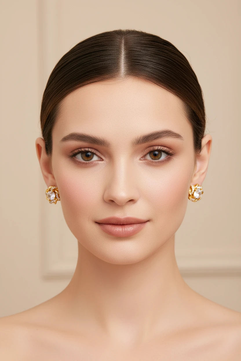 Boucle d’oreille strass