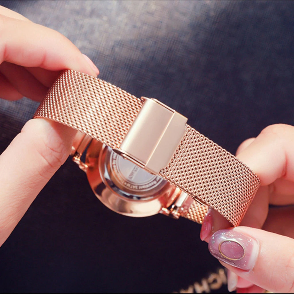 Montre Hannah Martin rose gold 36mm