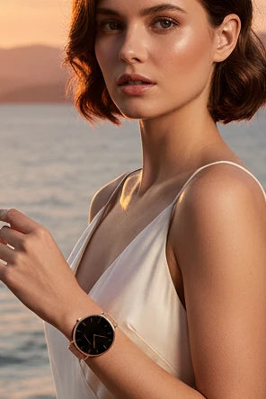 Montre Hannah Martin rose gold 36mm