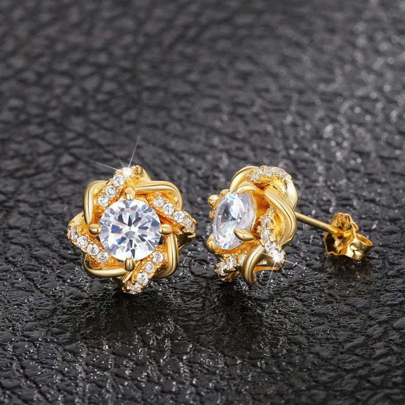 Boucle d’oreille strass