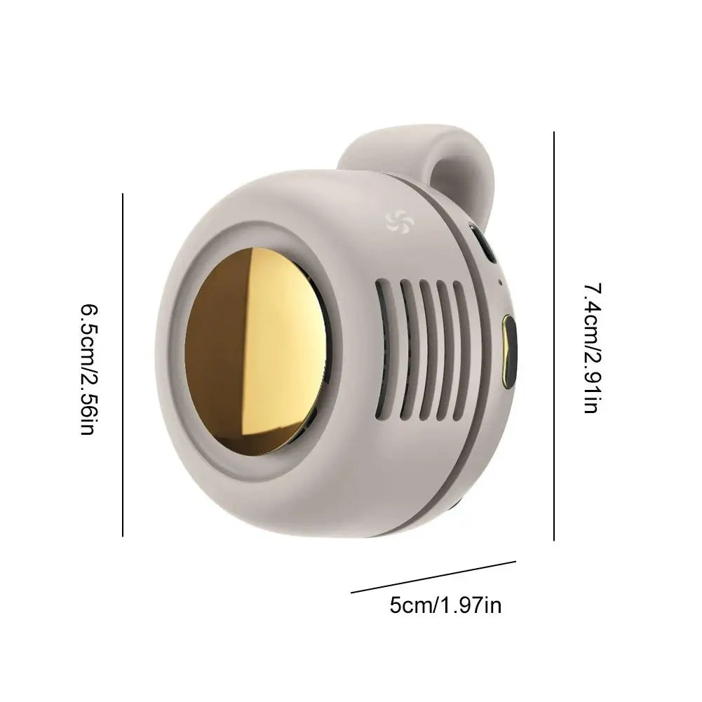 Ventilateur portable 100% silencieux 3 vitesses fonctionne avec une petite pile