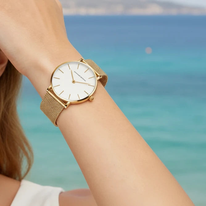 Montre Hannah Martin rose gold 36mm