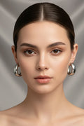 Boucle d'oreille étoile strass